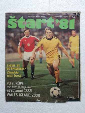 ŠTART 1981 (neviazany chyba č. 1,2,3,6,8,9,10,11,14,15,20,21,23,24,25,26,29,30,33,34,35,42,45,47)